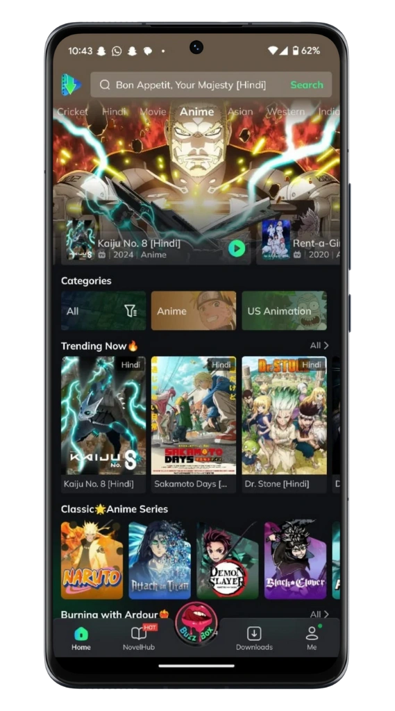 MovieBox offline download manager saving movies to device